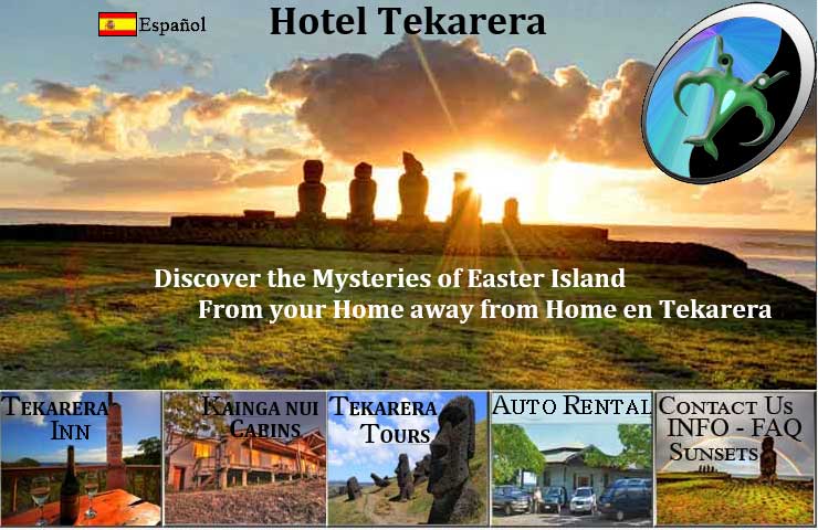 Ahu Vai Ure Easter Island near Hotel Tekarera
